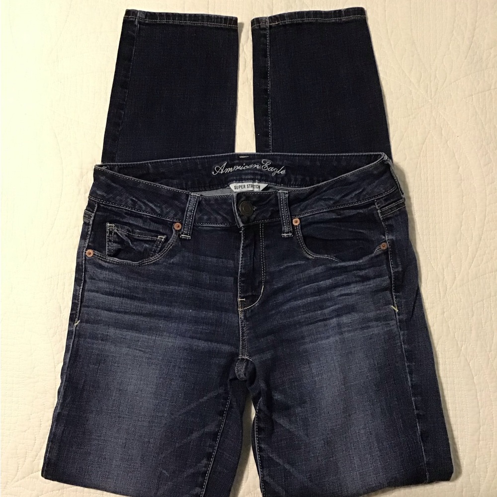 American Eagle Outfitters Dark Blue Skinny Jeans